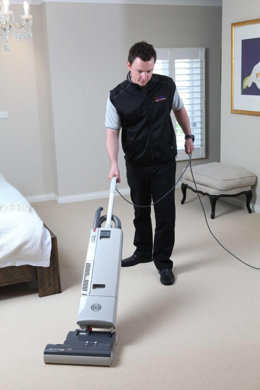 Completing a carpet clean without steam cleaning